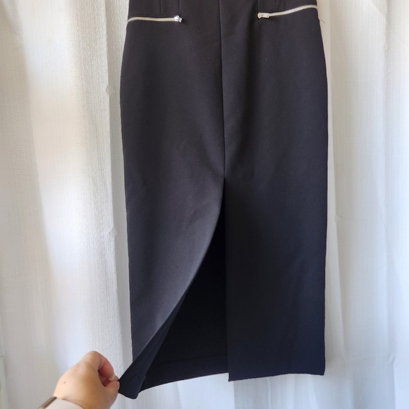 Zara Woman Elegant Black Pencil Skirt Size XS - Picture 3 of 7